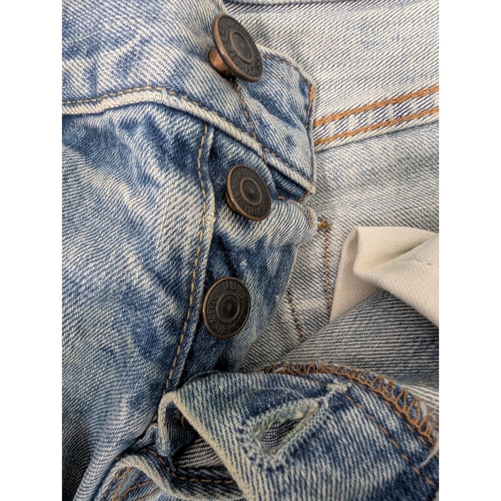 Abercrombie & Fitch Jeans 30x32 Bootcut Fit Light Wash Men's Distressed Y2K... - Picture 9 of 11